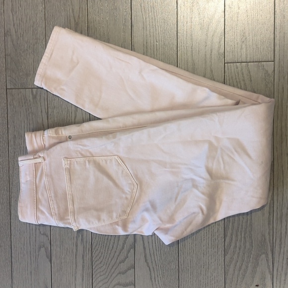 Topshop Moto Leigh Light Pink Super Soft Stretch Jeans - Size 26 Great Condition - Picture 5 of 5